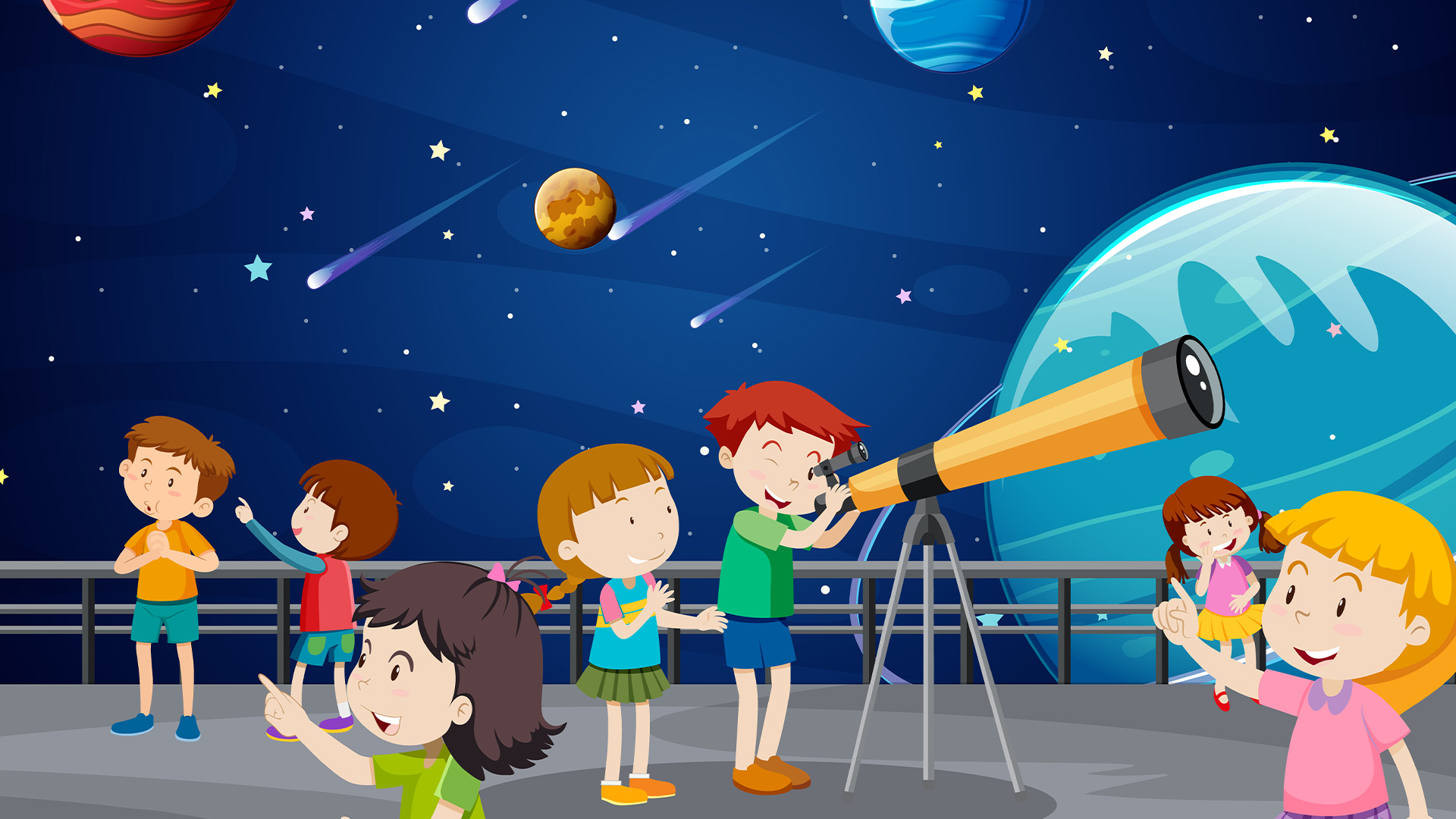 Astronomy Fill in the Blanks Quiz for 12-Year-Olds